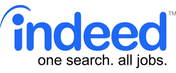 Indeed logo. One search. All jobs. Market research client
