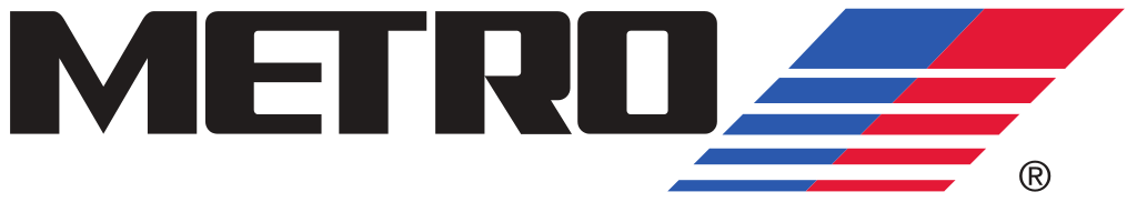 Metro logo. Market research client