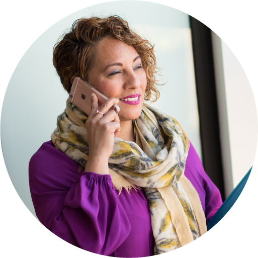 Connect with participants over a phone call.