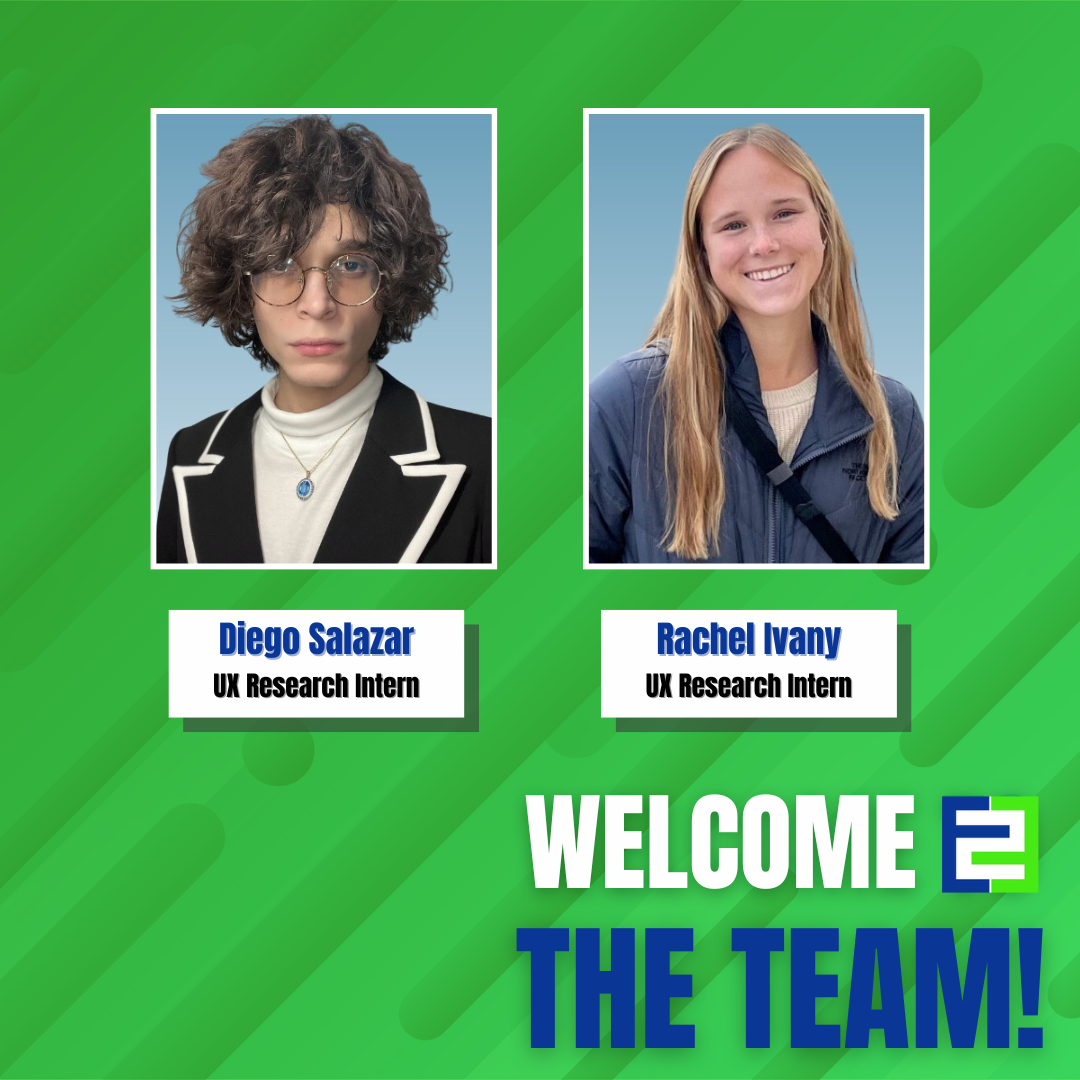 Welcome Diego and Rachel!