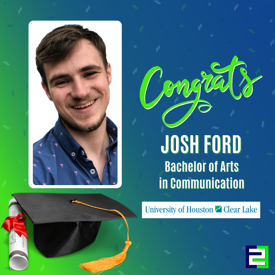 Congrats, Josh Ford! UHCL graduate. 