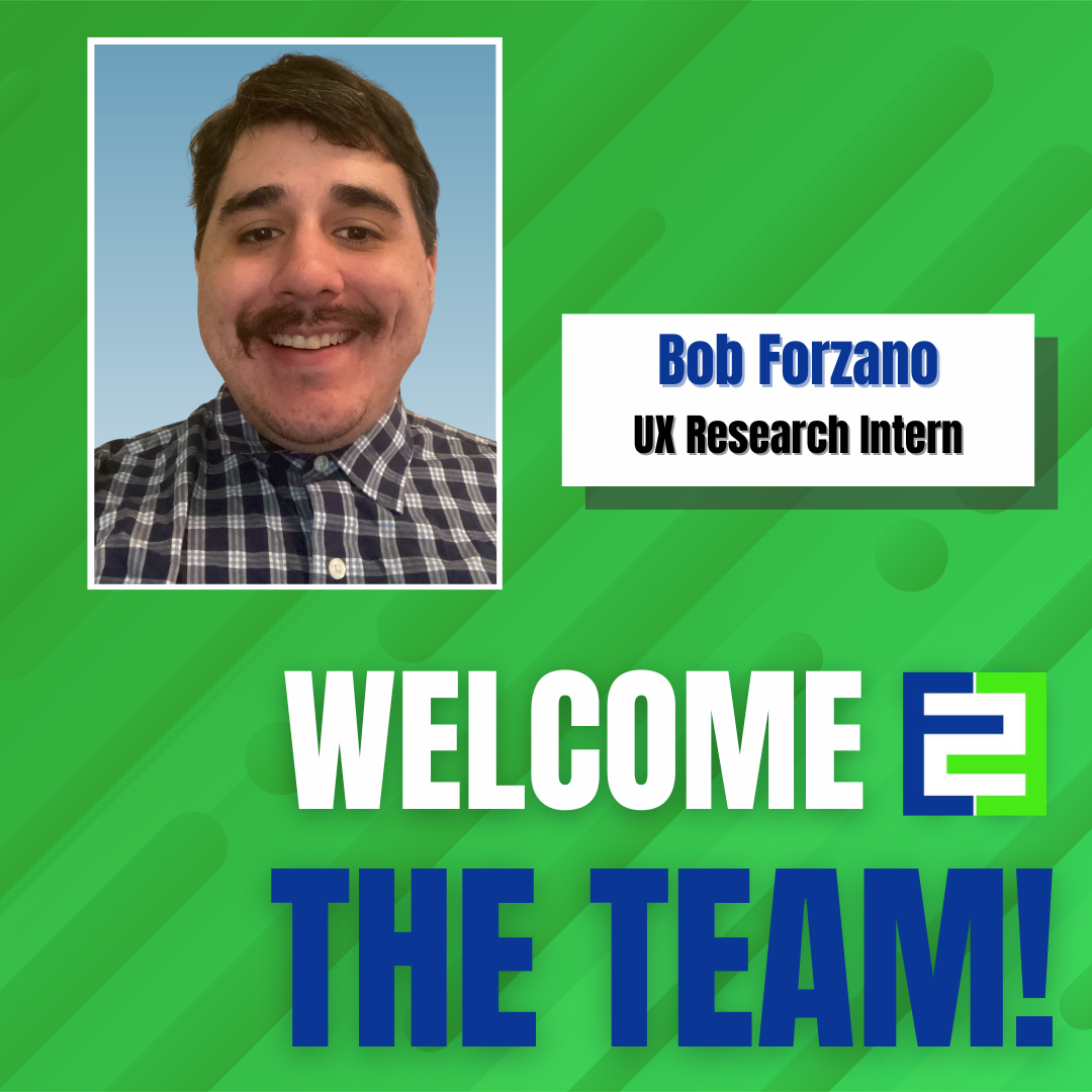 Bob joins E2E as a research intern. Welcome!